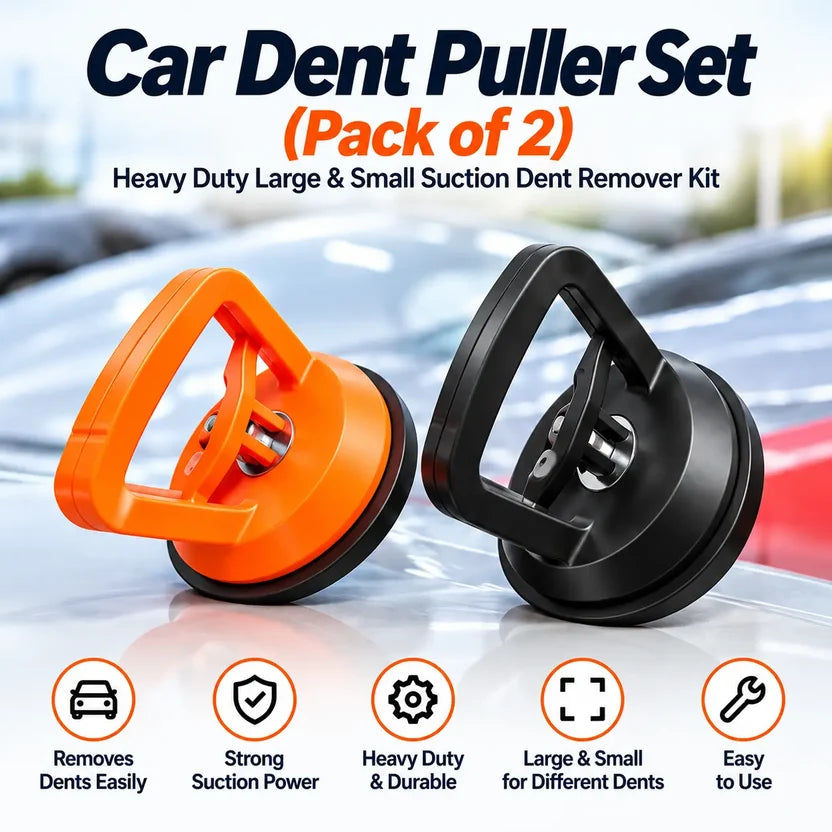 Car Dent Puller Set (Pack of 2) – Heavy Duty Large & Small Suction Dent (NC-73)